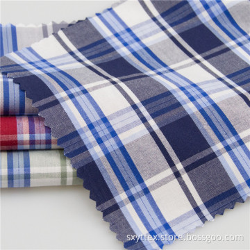 Plaid Yarn Dyed Cotton Fabric Cloth For Shirt